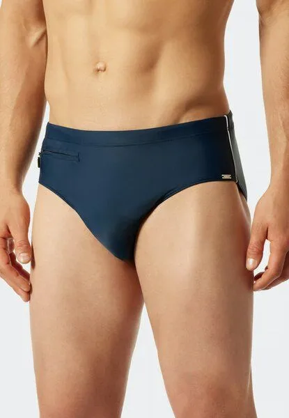 Schiesser Schiesser Badehose mit Reißverschluss-Tasche | recycelt, Admiral, – Produktbild 1 von 4