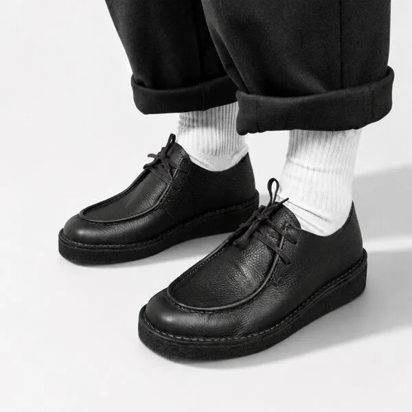 OSWEN OSWEN Ewaldi Low Tumbled Shoe, Schwarz, – Produktbild 3 von 7