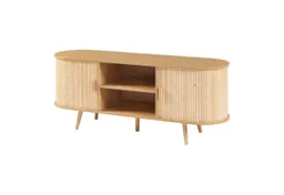 en.casa Sideboard, »Nordkapp« mit 2 Türen 140 x 40 x 56 cm Holz Bambus – Produktbild 1 von 1