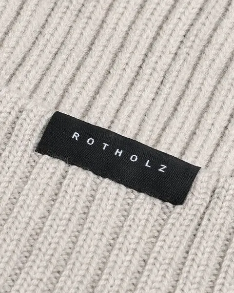 Rotholz Rotholz Kurze Mütze Merinowolle, Weiss, – Produktbild 3 von 3