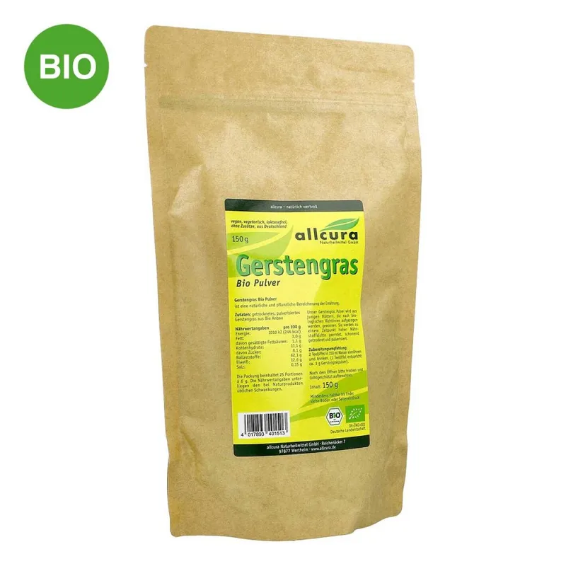 Nutripharm Nutripharm Gerstengras Pulver kbA – Produktbild 1 von 1