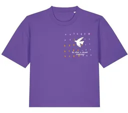 Kultgut Kultgut Biofair- Boxistyle Shirt / BE FREE & PROUD YOURSELF – Produktbild 1 von 1