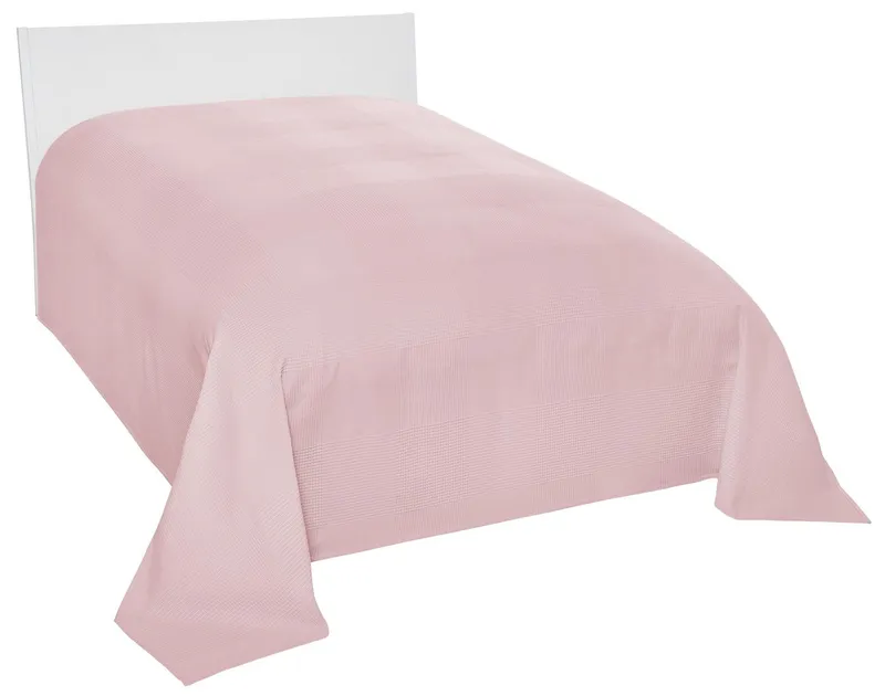 OTTO home Tagesdecke Mira, leichte Tagesdecke aus 100% Baumwolle, uni Überwurf, ohne Füllung, Rosa, – Produktbild 6 von 6
