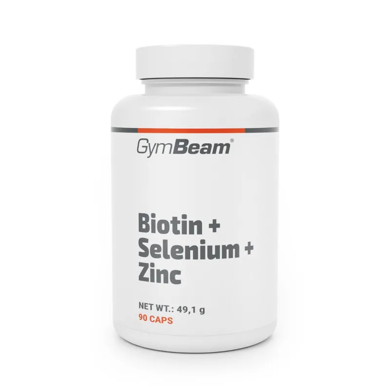 GymBeam GymBeam Biotin + Selen + Zink 90 Kapseln – Produktbild 1 von 1