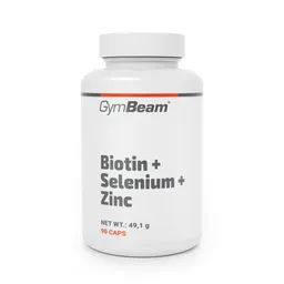GymBeam GymBeam Biotin + Selen + Zink 90 Kapseln – Produktbild 1 von 1
