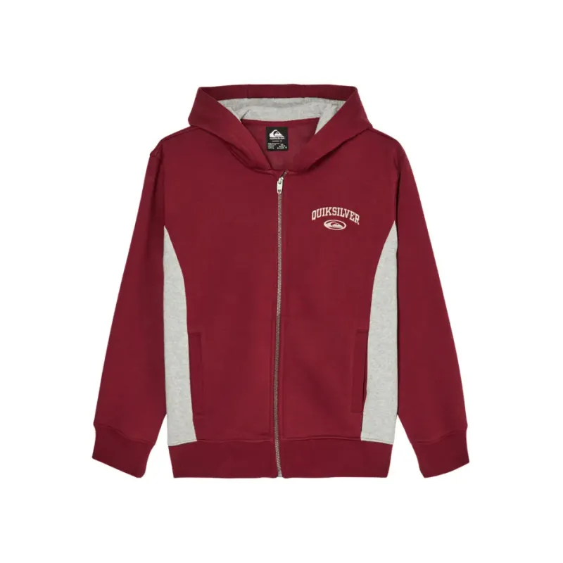 Quiksilver Kinder Kapuzenpullover mit Reißverschluss Quiksilver No Teacher, Rouge, – Produktbild 1 von 1