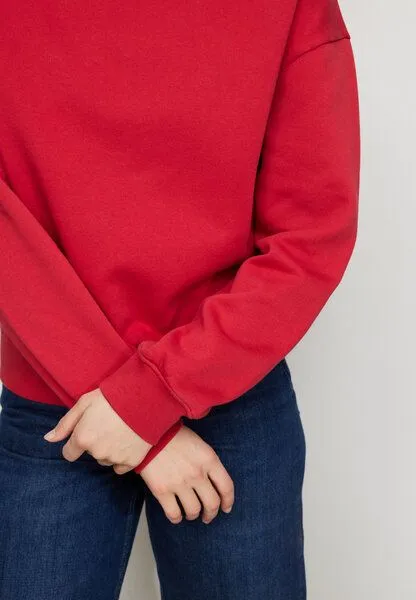 recolution recolution Sweatshirt NERINE, Signal red, – Produktbild 4 von 4