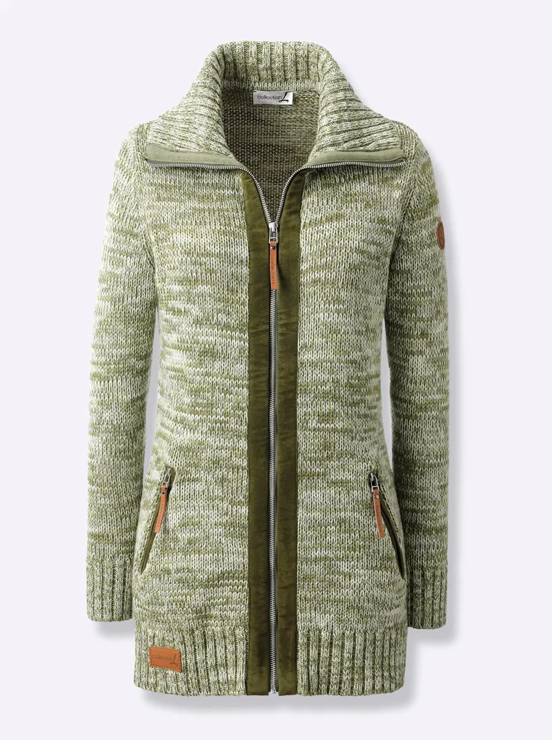 Witt Longstrickjacke, Schilf-ecru-meliert, – Produktbild 1 von 1