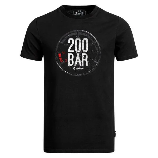 Lexi&Bö Lexi&Bö 200 Bar Herren T-Shirt, Schwarz, – Produktbild 1 von 1