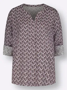 Witt Druckbluse mauve-dunkeltaupe-bedruckt – Produktbild 1 von 1