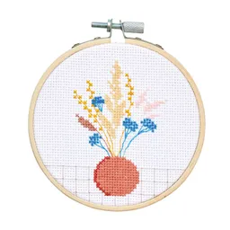 Rico Design Rico Design Stickpackung Mini Kit Trockenblumen Bild Ø 10cm – Produktbild 1 von 1