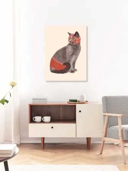 Photocircle Photocircle Poster / Leinwandbild - Chat Catcheur – Produktbild 3 von 4
