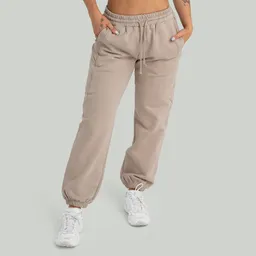 GymBeam OG1 STRIX Jogginghose für Frauen in Taupe XL – Produktbild 1 von 1