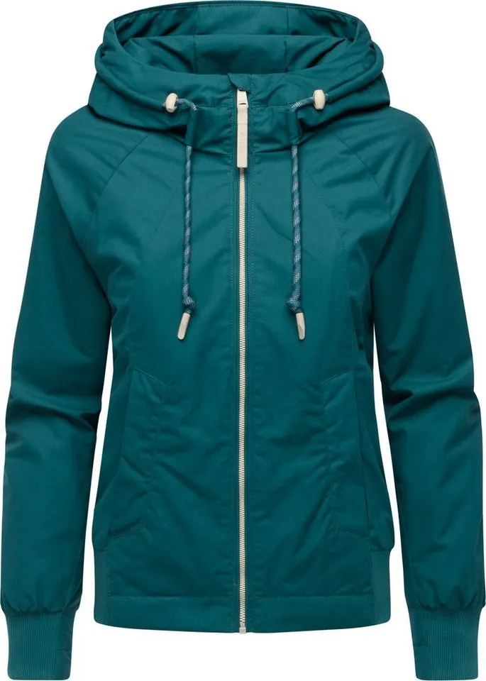 ragwear ragwear Outdoorjacke Lumie YOUMODO Gefütterte Übergangsjacke mit Kapuze, Grün, – Produktbild 1 von 5
