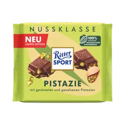 Ritter Sport Ritter Sport Nuss­Klasse Pistazie, geröstet & gesalzen, 100g – Produktbild 1 von 1