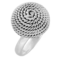 pakilia pakilia Silber Ring Kordel Fair-Trade und handmade – Produktbild 1 von 1