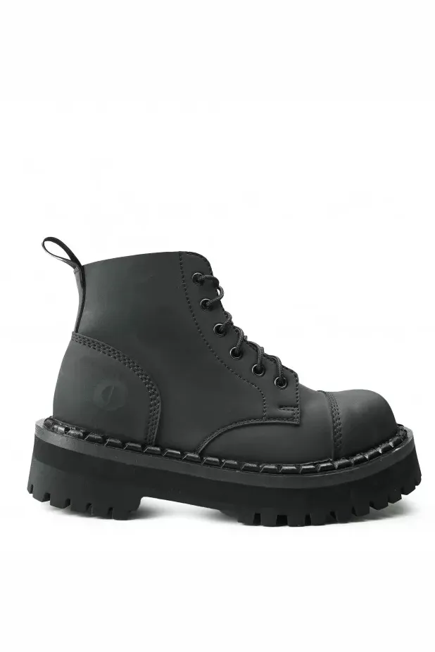 Altercore Altercore Herren vegan Stiefel 656 Nubukleder, Schwarz, – Produktbild 1 von 3
