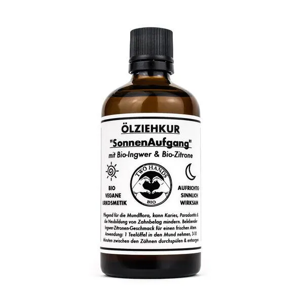 Two Hands BIO Two Hands BIO Ölziehkur „SonnenAufgang“ mit Bio-Ingwer & Bio-Zitrone - Mundöl – Produktbild 1 von 1