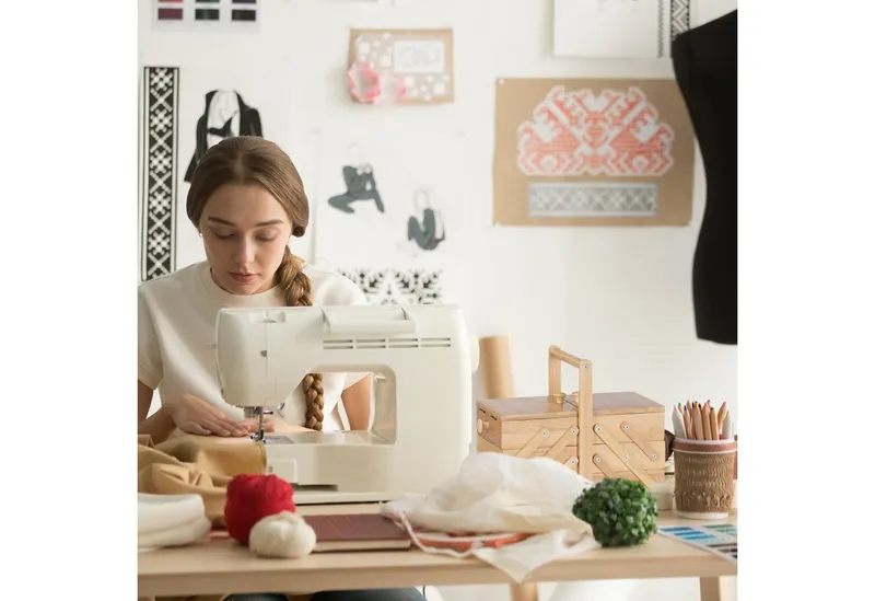 RELAXDAYS RELAXDAYS Nähkästchen klein aus Bambus (1 St), Braun, – Produktbild 5 von 5