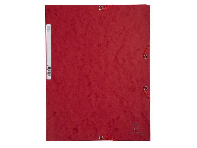 Exacompta 25 Exacompta Sammelmappen, Colorspan-Karton, 400 g/m², DIN A4, 3 Klappen, kirsche – Produktbild 1 von 1