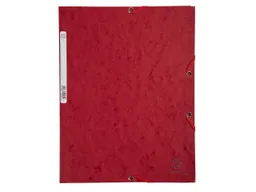 Exacompta 25 Exacompta Sammelmappen, Colorspan-Karton, 400 g/m², DIN A4, 3 Klappen, kirsche – Produktbild 1 von 1