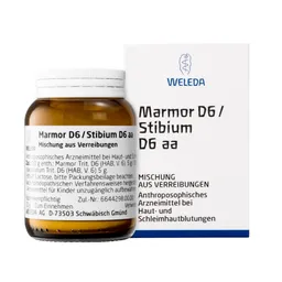 Weleda WELEDA MARMOR D 6 / STIBIUM D 6 aa Trituration 50 g Trituration – Produktbild 1 von 1