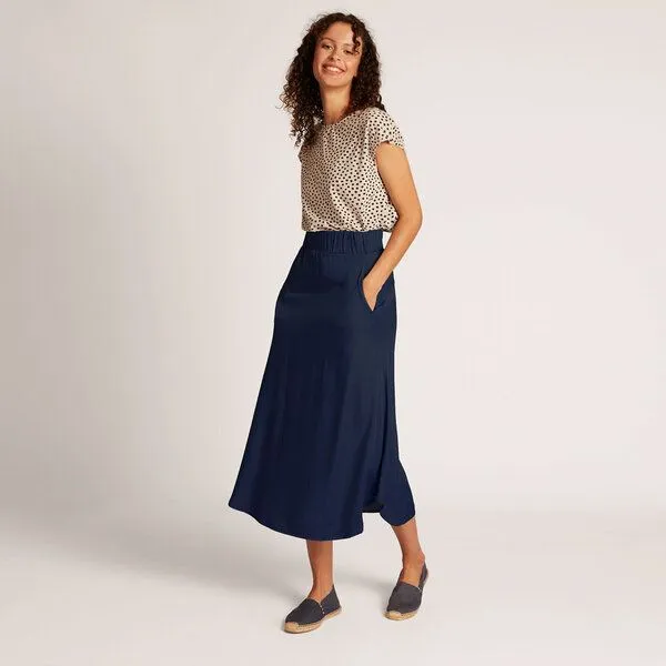WiDDA berlin WiDDA berlin Rock JULIP aus TENCEL in verschiedenen Farben, Navy, – Produktbild 1 von 2