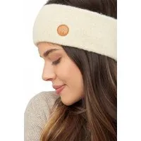 Apu Kuntur Apu Kuntur Alpaka Stirnband aus Peru - STRETCH, Wollweiß, – Produktbild 1 von 1