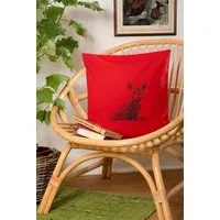 Hirschkind Hirschkind Bio-Kissenbezug 'Junger Fuchs' rot 40x40 cm – Produktbild 1 von 1