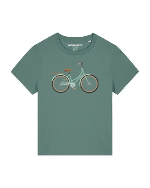 watapparel watapparel T-Shirt Frauen Mint Bike, Green bay, – Produktbild 1 von 3