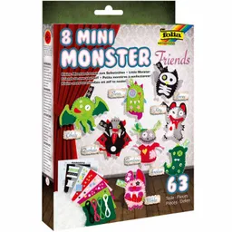 folia folia Bastelset Mini Monster für 8 Monster – Produktbild 1 von 1
