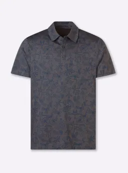marco donati Kurzarmshirt anthrazit-bedruckt – Produktbild 1 von 1