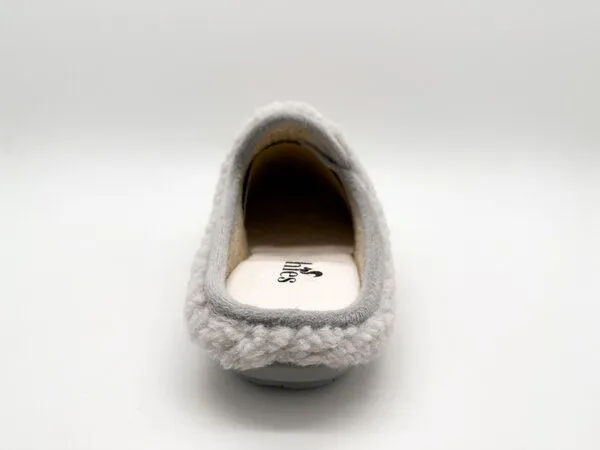 thies Hausschuh "thies ® Rec Soft Teddy Slipper" aus rec. PES, Ivory, – Produktbild 4 von 4