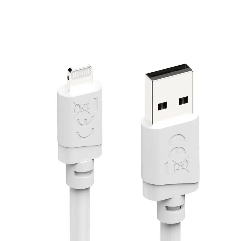 Hama Hama Ladekabel, USB-A - Lightning, für iPhone/iPad, MFi, 2 m, Weiß, – Produktbild 6 von 6