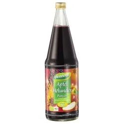 dennree Apfel-Holunder-Punsch, alkoholfrei MEHRWEG Pfand 0,15 âÇ¬ – Produktbild 1 von 1
