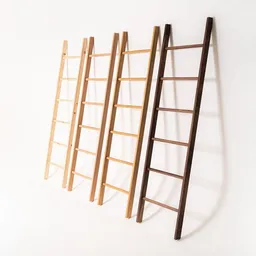 kleiderleiter_de kleiderleiter_de Kleiderleiter Natur 171 cm aus Massivholz (Eiche, Buche, Nussbaum oder Zirbe) – Produktbild 1 von 1