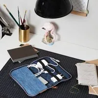 Bridge&Tunnel Bridge&Tunnel Kabel-Organizer Denim, Blau, – Produktbild 1 von 1