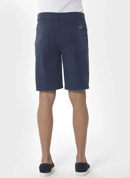 ORGANICATION ORGANICATION Five-Pocket-Shorts aus Bio-Baumwolle, Blau(navy), – Produktbild 4 von 4