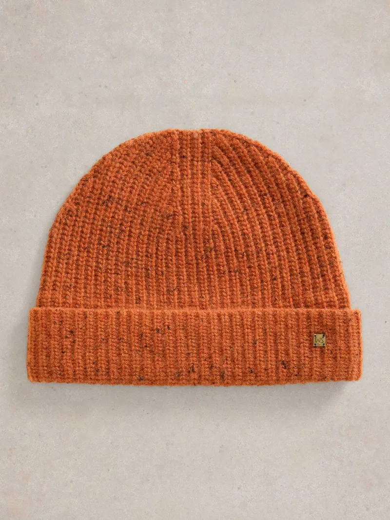 White Stuff Beanie Mütze Albie - Einheitsgröße, Dunkelorange, – Produktbild 1 von 1