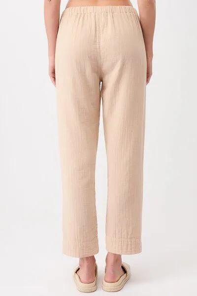 mandala Mandala Relaxed Fit Pant, Soft-suede (beige), – Produktbild 4 von 4