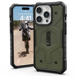 Urban Armor Gear MagSafe-Hülle für Apple iPhone 15 Pro, Urban Armor Gear, Pathfinder, Grün – Produktbild 1 von 1