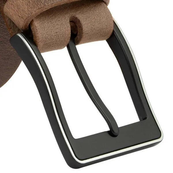 Simaru Simaru Ledergürtel MONTPELLIER 35mm / Leder pflanzlich gegerbt-EU, Braun-used, – Produktbild 2 von 4