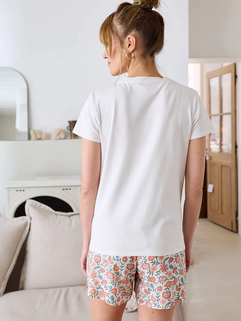 Vertbaudet 4-teiliges Homewear-Set, Salbeigrün, – Produktbild 3 von 4