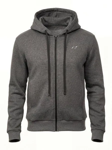 saved lab saved lab SL-600 Zip Hoodie Grey Melange – Produktbild 2 von 4