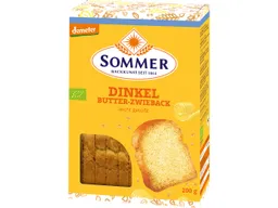 Sommer SOMMER Bio-Butter-Zwieback aus Dinkel, 200 g – Produktbild 1 von 1