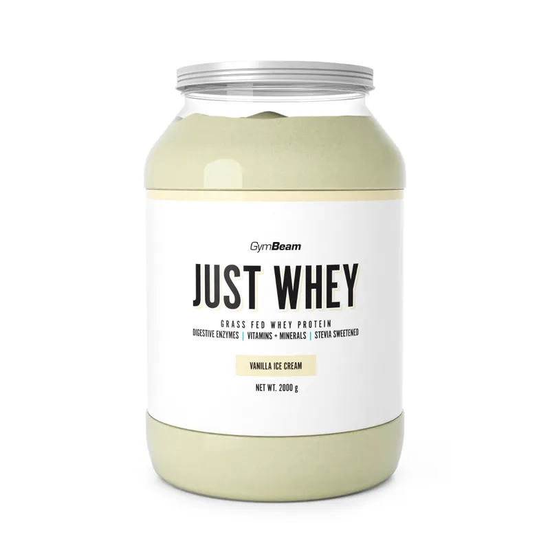 GymBeam GymBeam Just Whey Molkenprotein aus Weidemilch 2000 g Vanilleeis – Produktbild 1 von 1