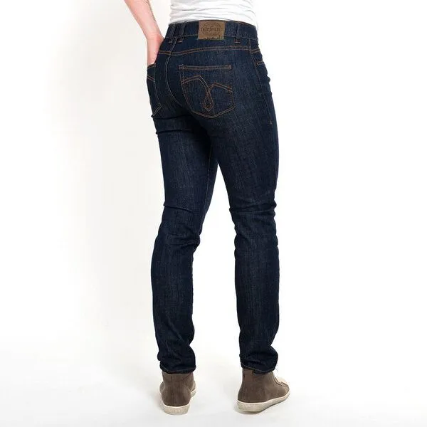 fairjeans fairjeans dunkelblaue Jeans SLIMMY NAVY, schmales, anliegendes Bein, mittelhoher Bund, aus Bio-Cotton – Produktbild 7 von 8