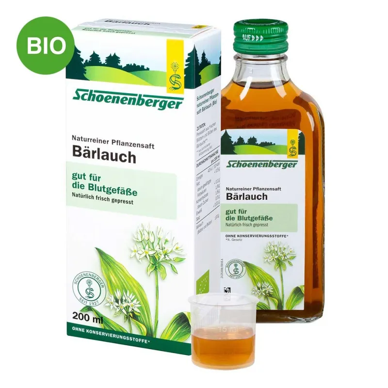 Schoenenberger Schoenenberger Naturreiner Pflanzensaft Bärlauch – Produktbild 2 von 2