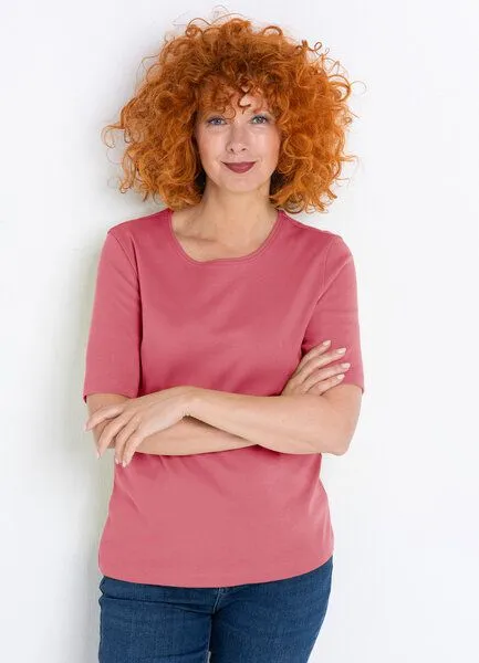 Heidekönigin Heidekönigin Halbarmshirt Pure Cotton, Melone, – Produktbild 2 von 3