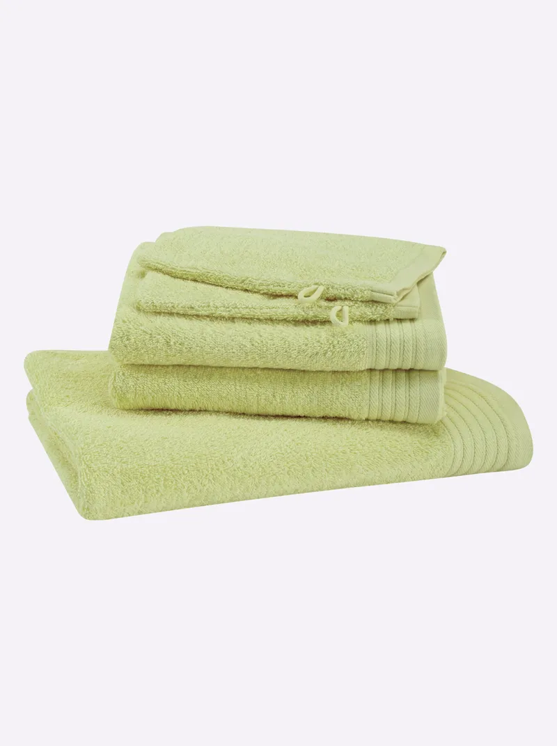 wäschepur Handtuch pistazie, Pistazie, – Produktbild 3 von 3